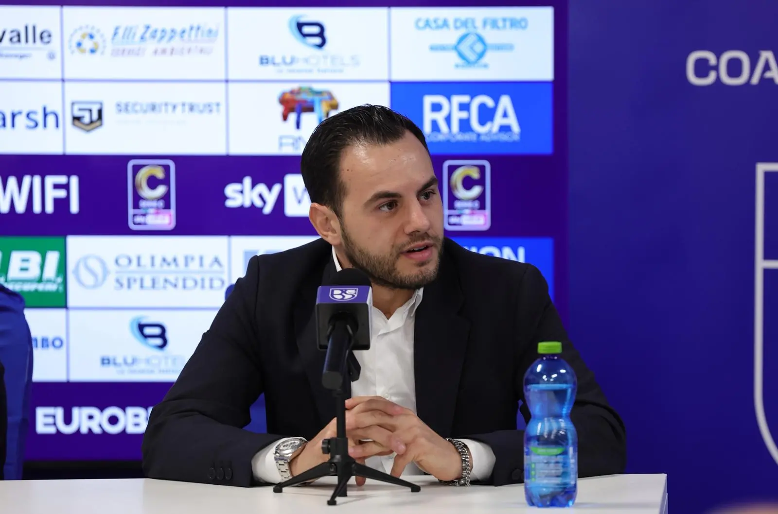 Union Brescia, la presentazione di Corini