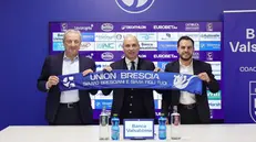 Union Brescia, la presentazione di Corini