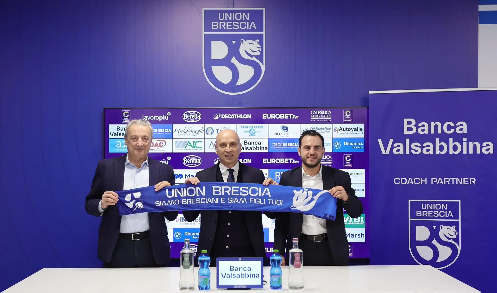 Union Brescia, la presentazione di Corini
