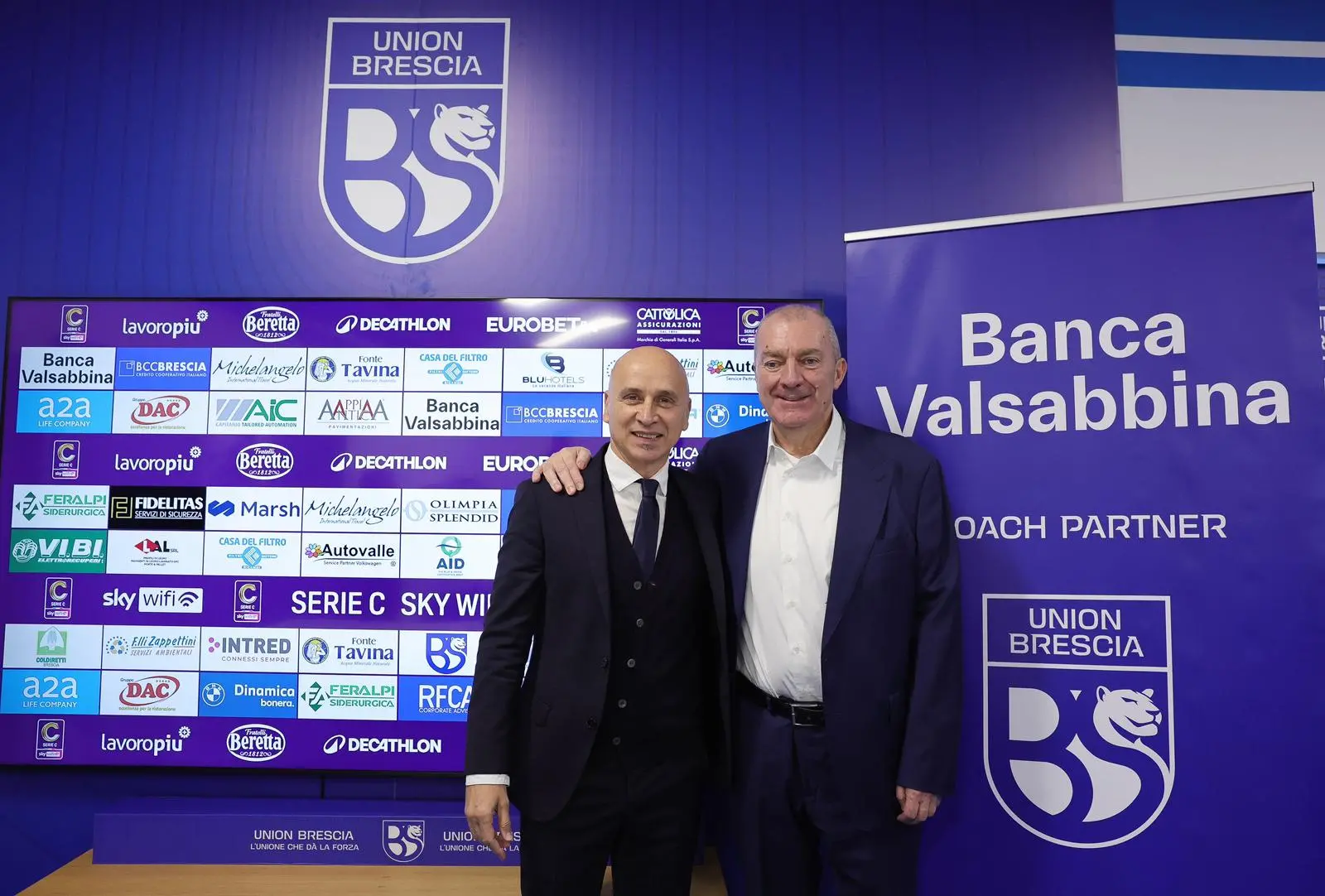 Union Brescia, la presentazione di Corini