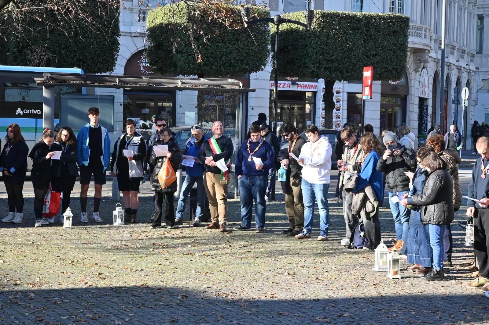 La fiaccola della pace da Betlemme a Brescia