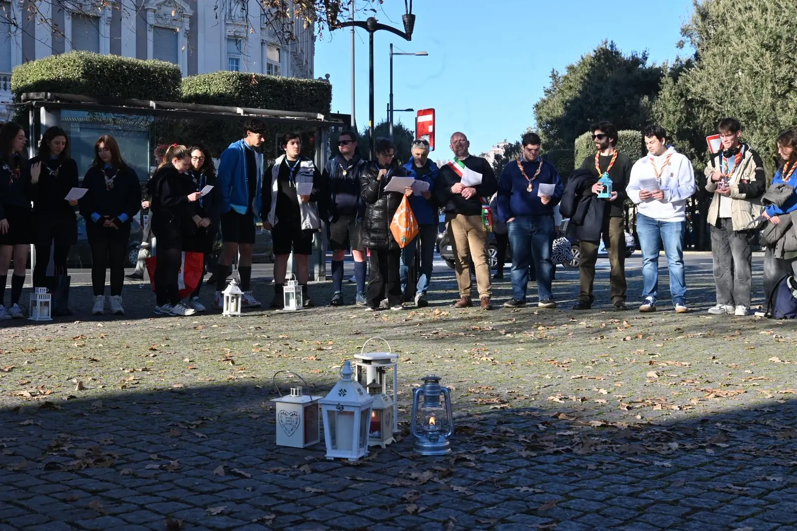 La fiaccola della pace da Betlemme a Brescia