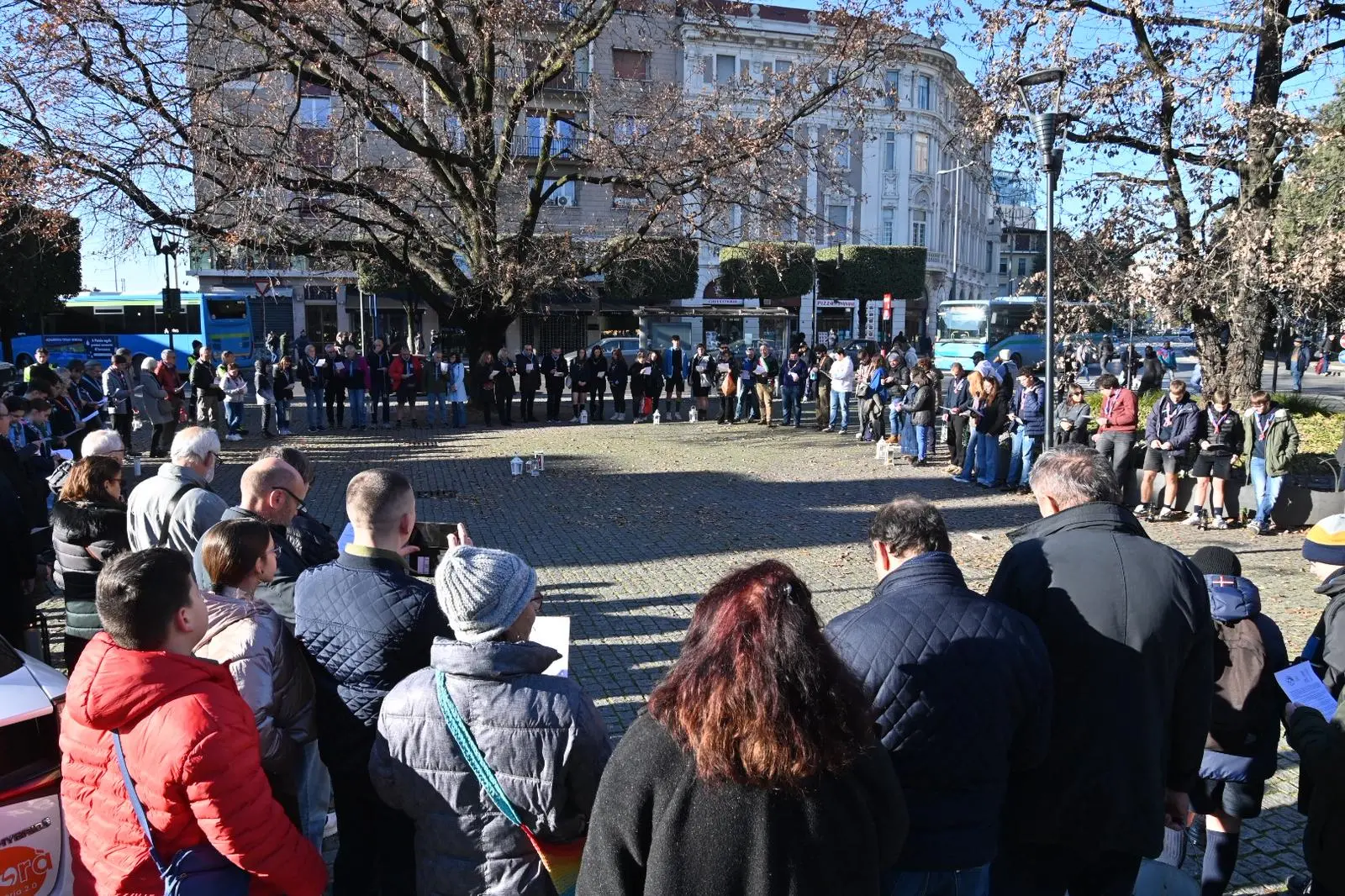 La fiaccola della pace da Betlemme a Brescia