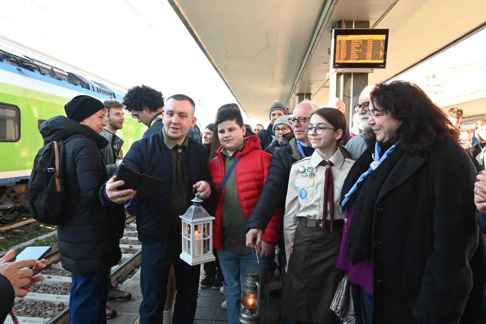 La fiaccola della pace da Betlemme a Brescia