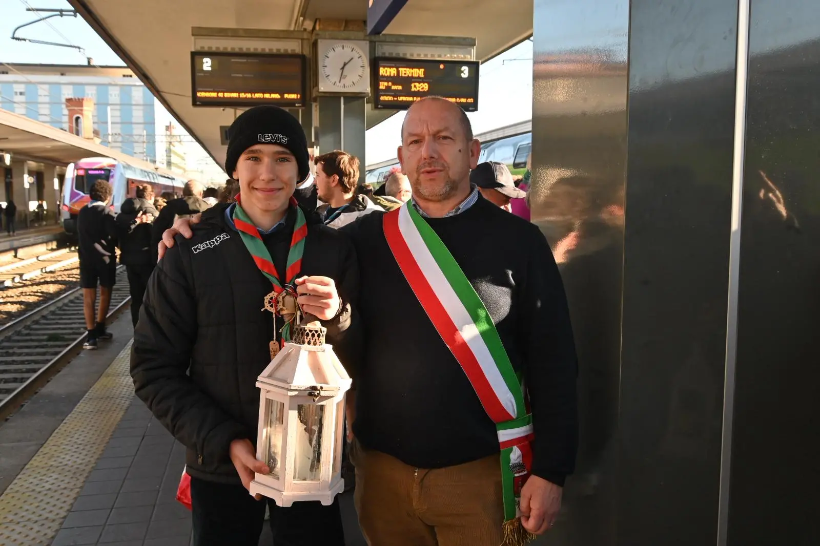 La fiaccola della pace da Betlemme a Brescia