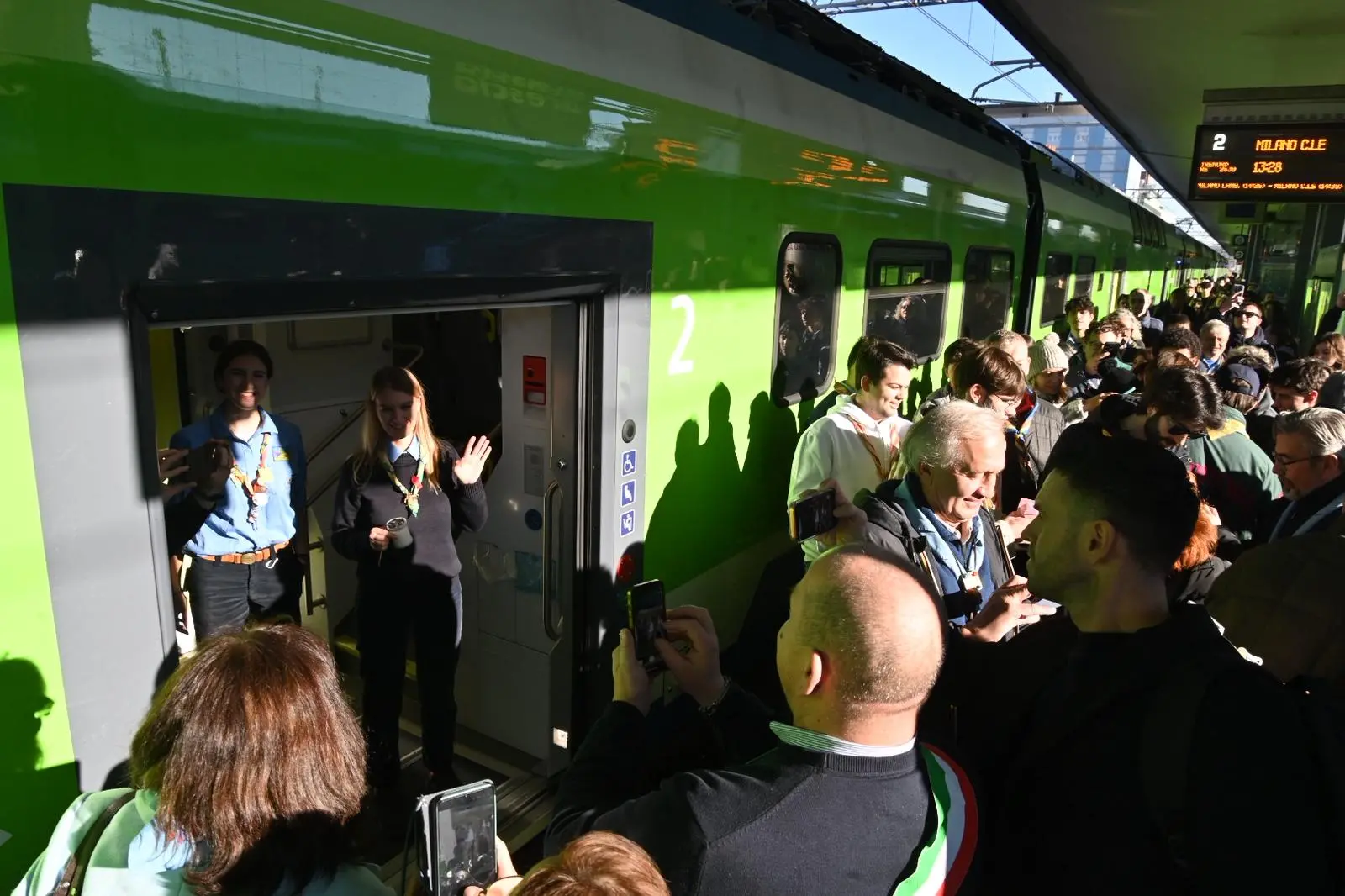 La fiaccola della pace da Betlemme a Brescia