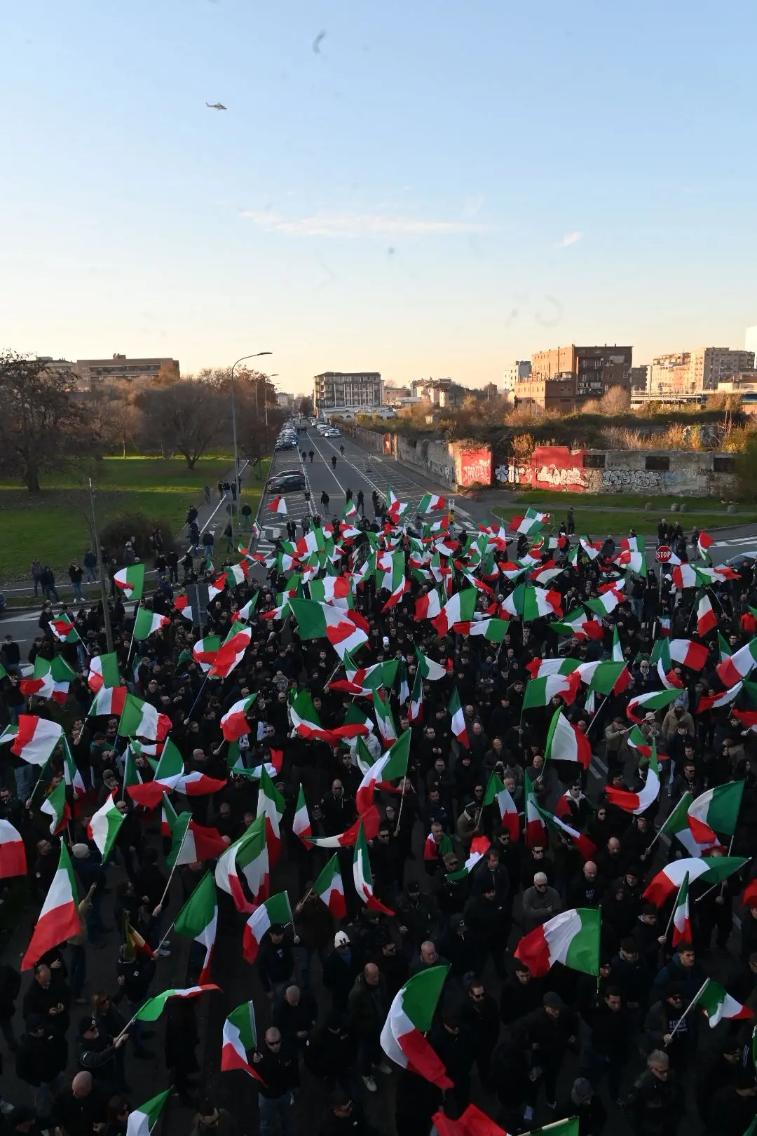 Il presidio di Remigrazione e riconquista