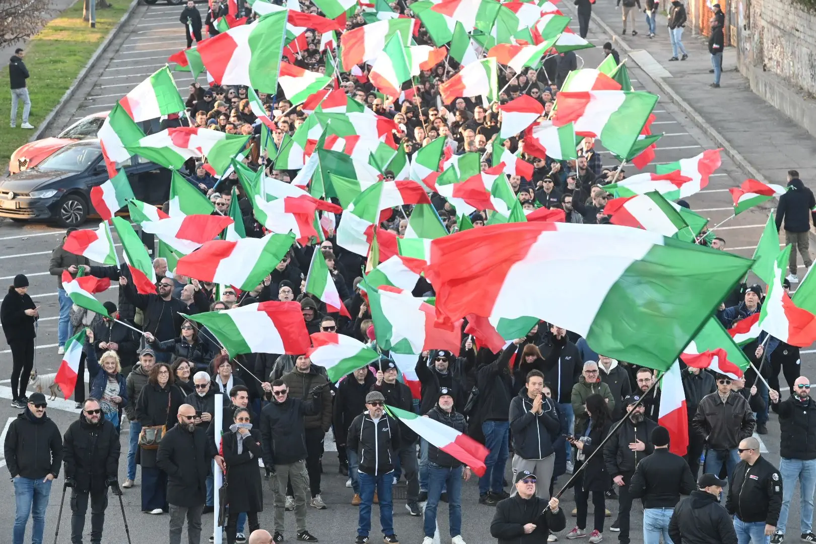 Il presidio di Remigrazione e riconquista