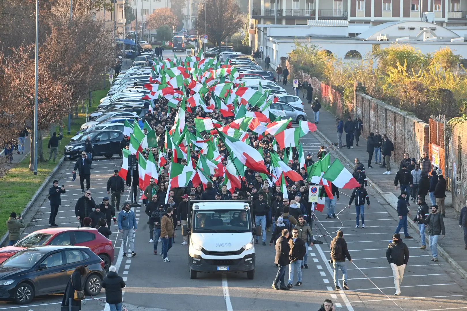 Il presidio di Remigrazione e riconquista