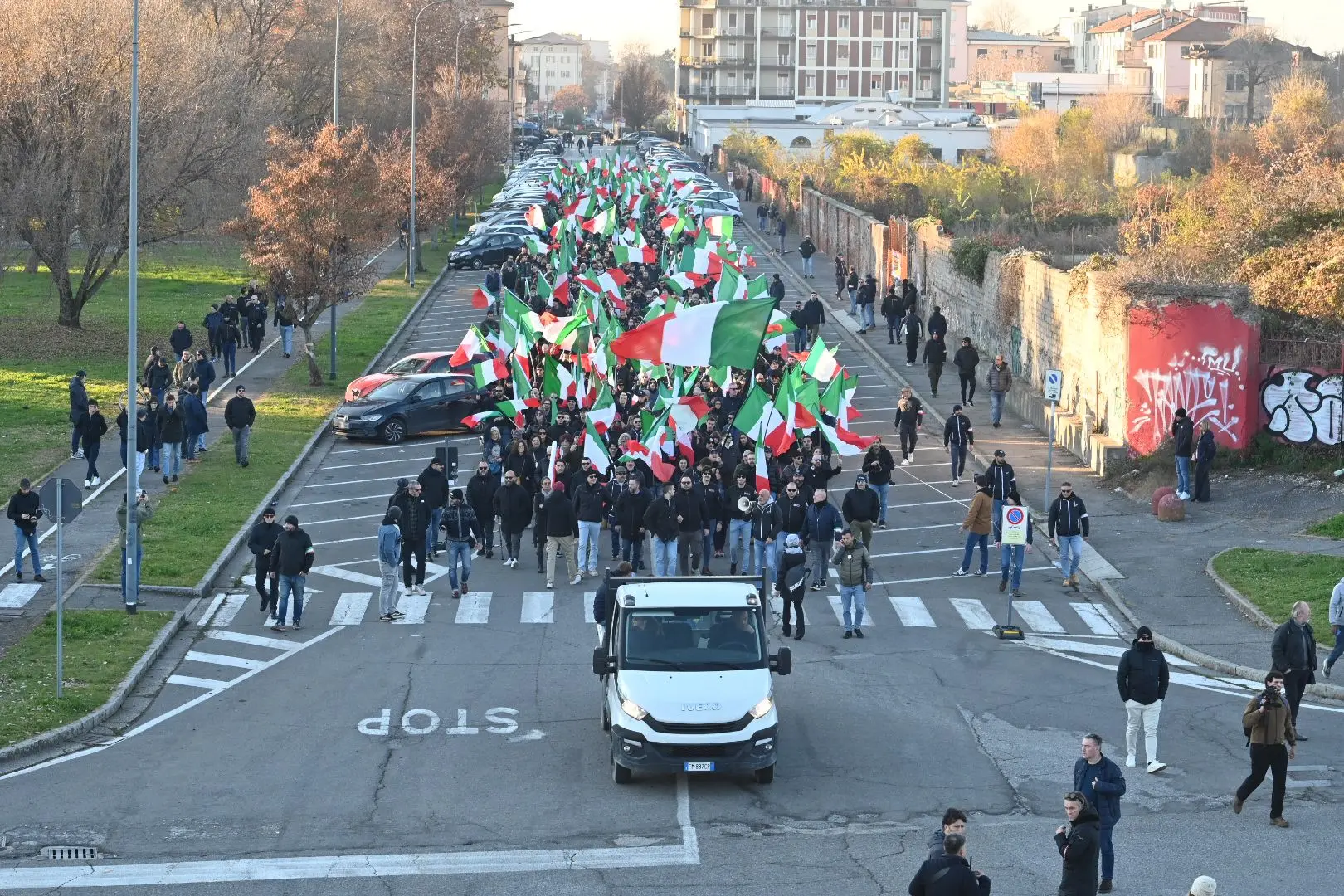 Il presidio di Remigrazione e riconquista