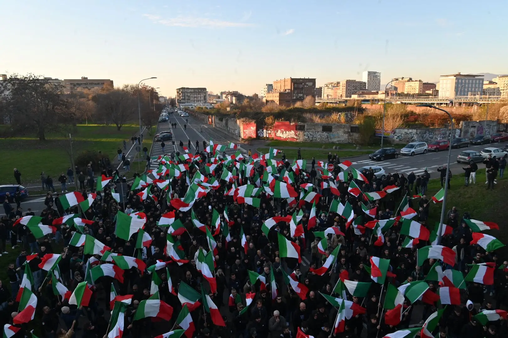 Il presidio di Remigrazione e riconquista