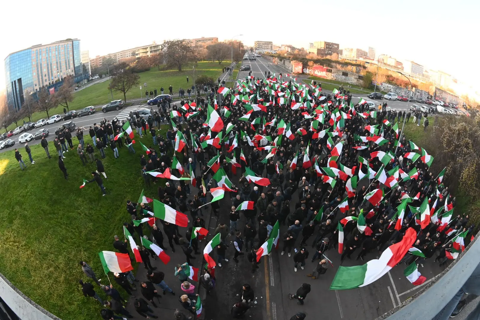 Il presidio di Remigrazione e riconquista