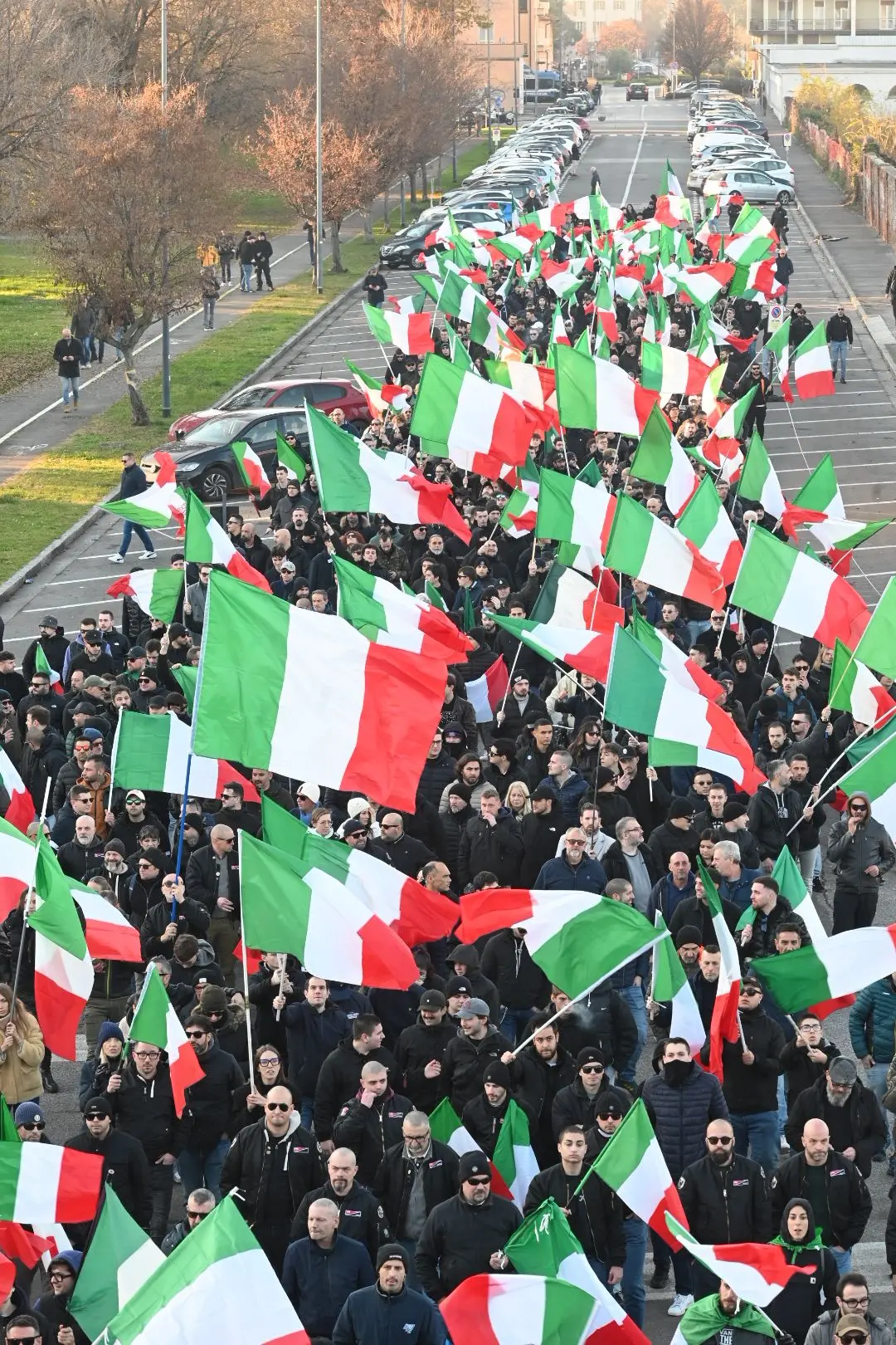 Il presidio di Remigrazione e riconquista