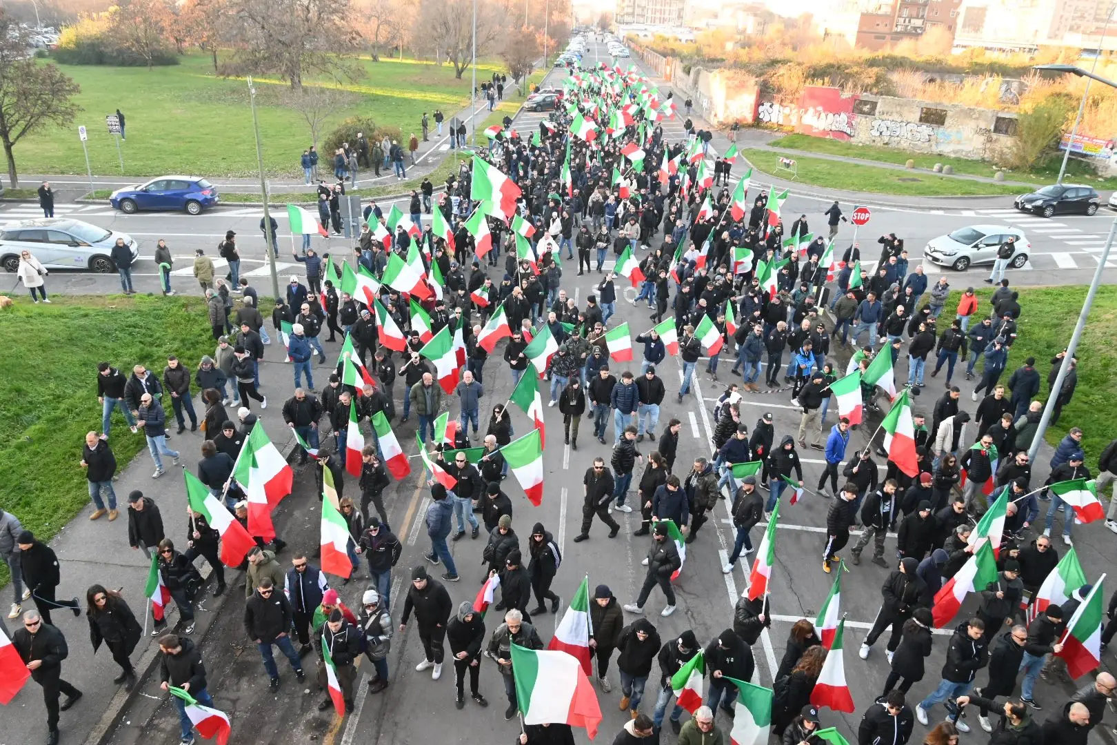 Il presidio di Remigrazione e riconquista