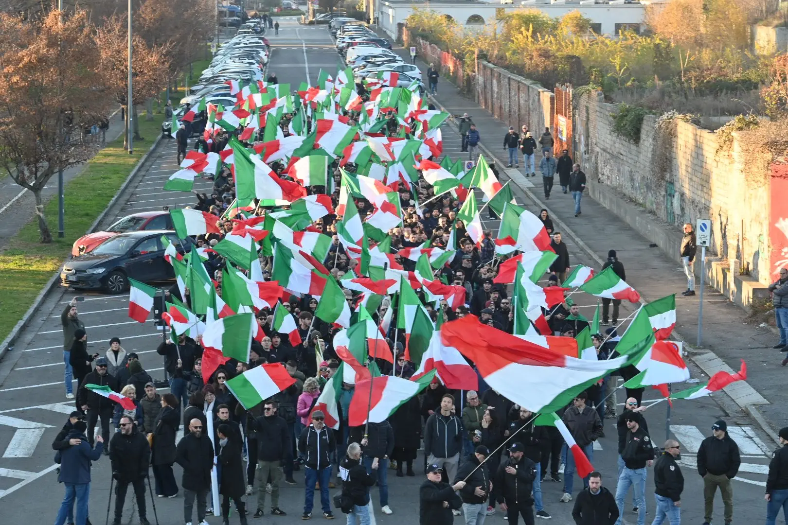 Il presidio di Remigrazione e riconquista