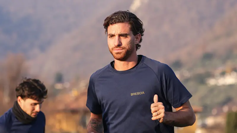 Il capitano dell'Union Brescia Davide Balestrero - Foto New Reporter Nicoli © www.giornaledibrescia.it