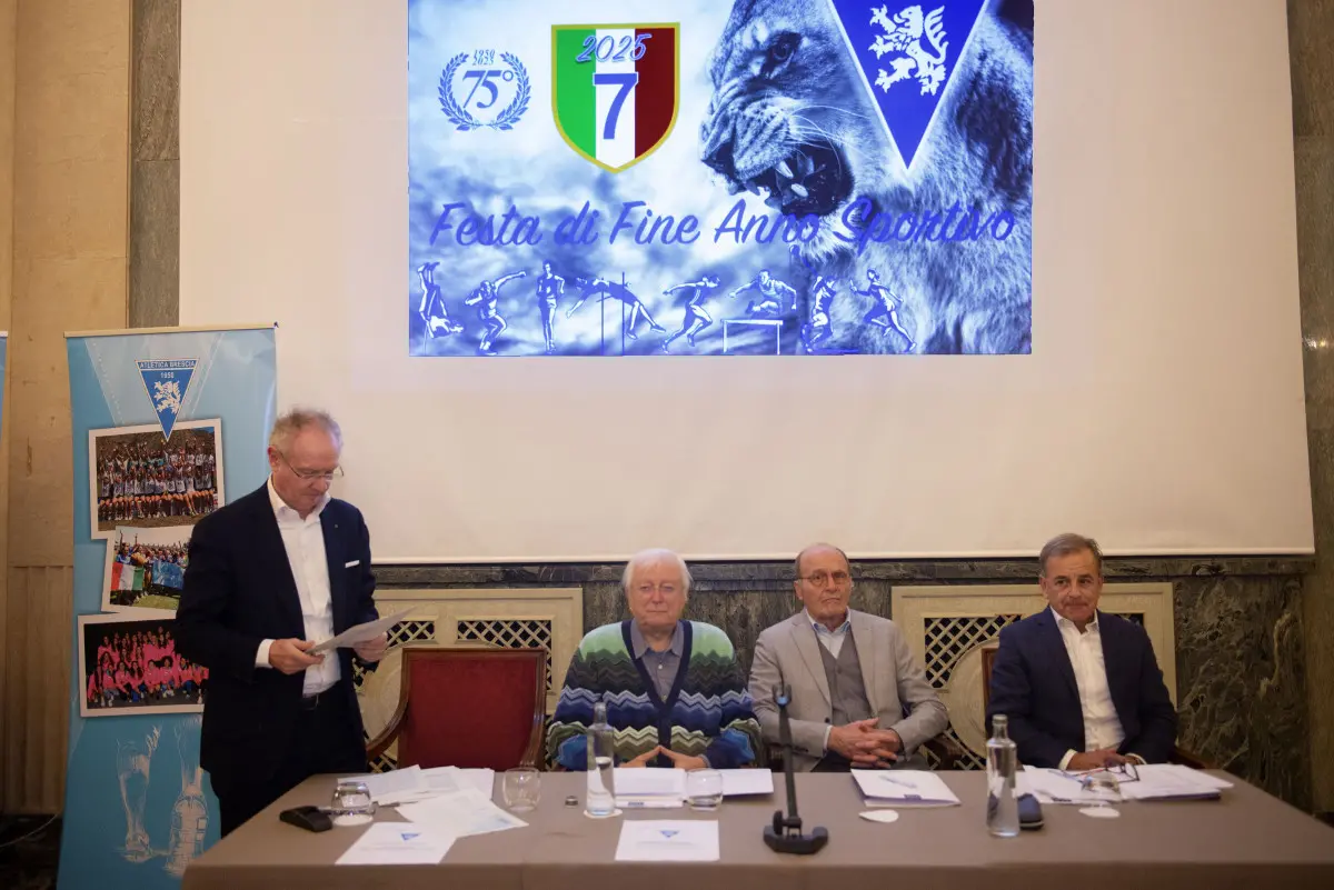 La festa per i 75 anni dell'Atletica Brescia 1950
