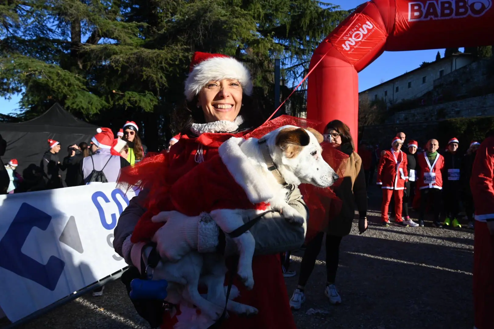 Dal Castello la partenza della Babbo running