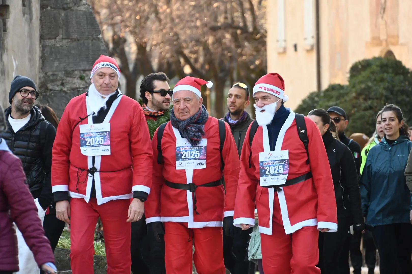 Dal Castello la partenza della Babbo running