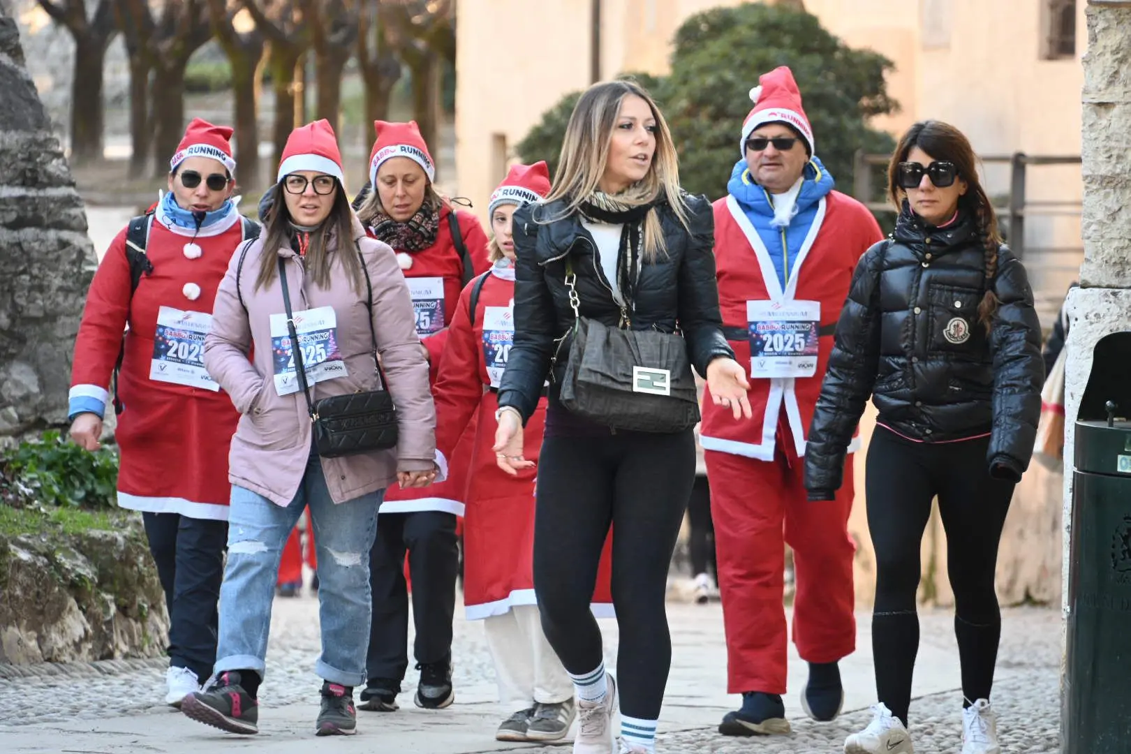 Dal Castello la partenza della Babbo running