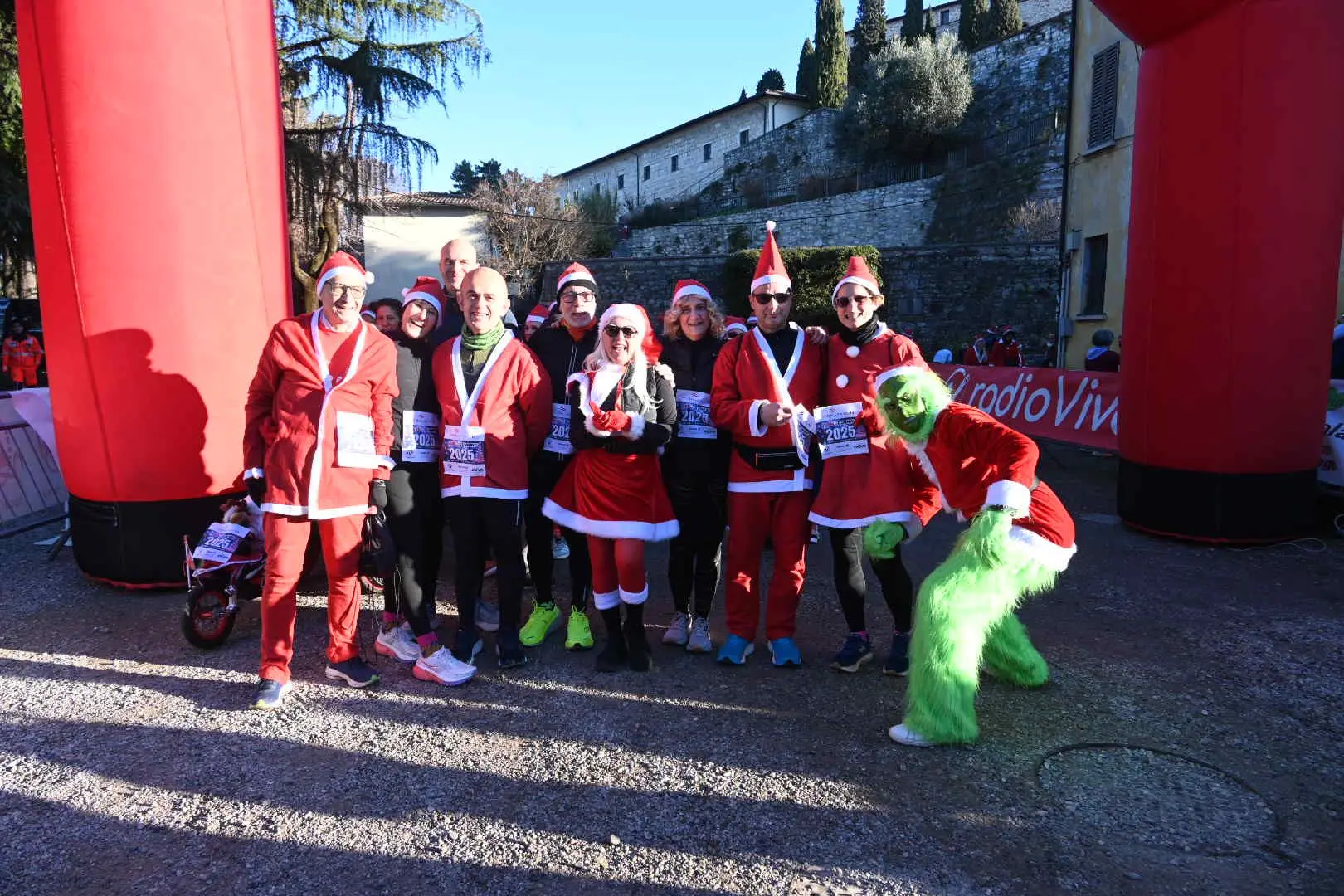 Dal Castello la partenza della Babbo running
