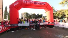 Dal Castello la partenza della Babbo running