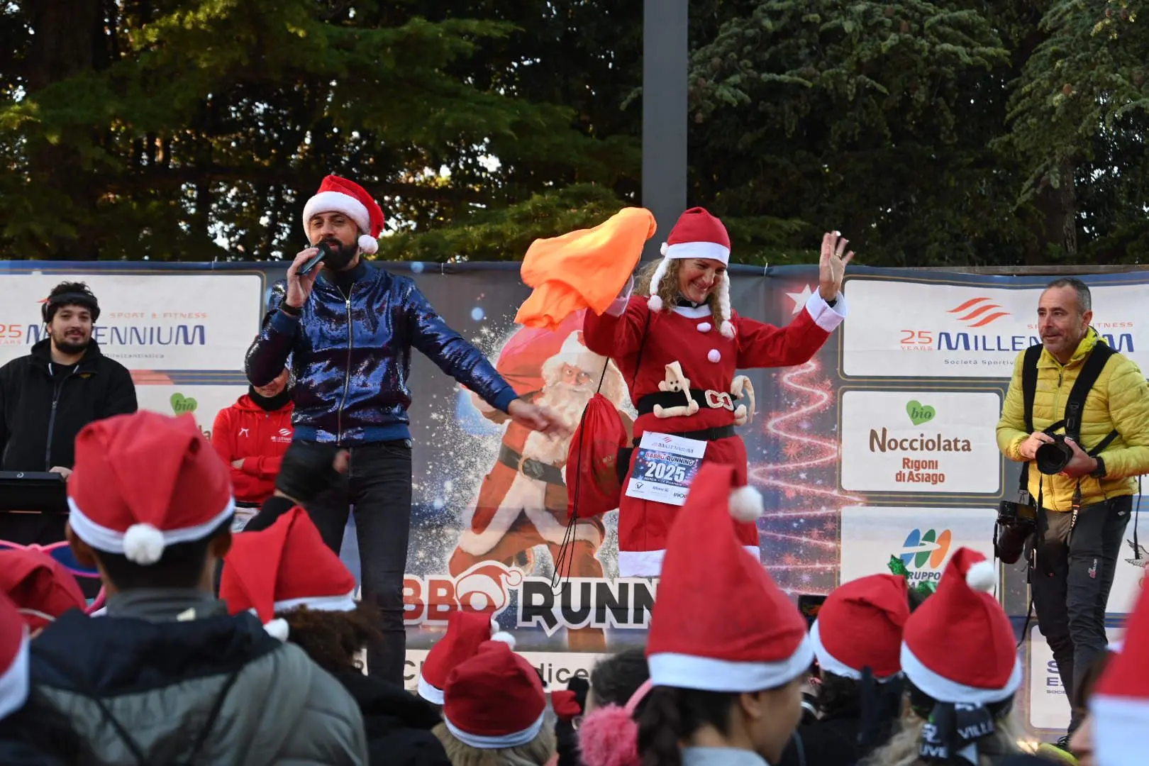Dal Castello la partenza della Babbo running