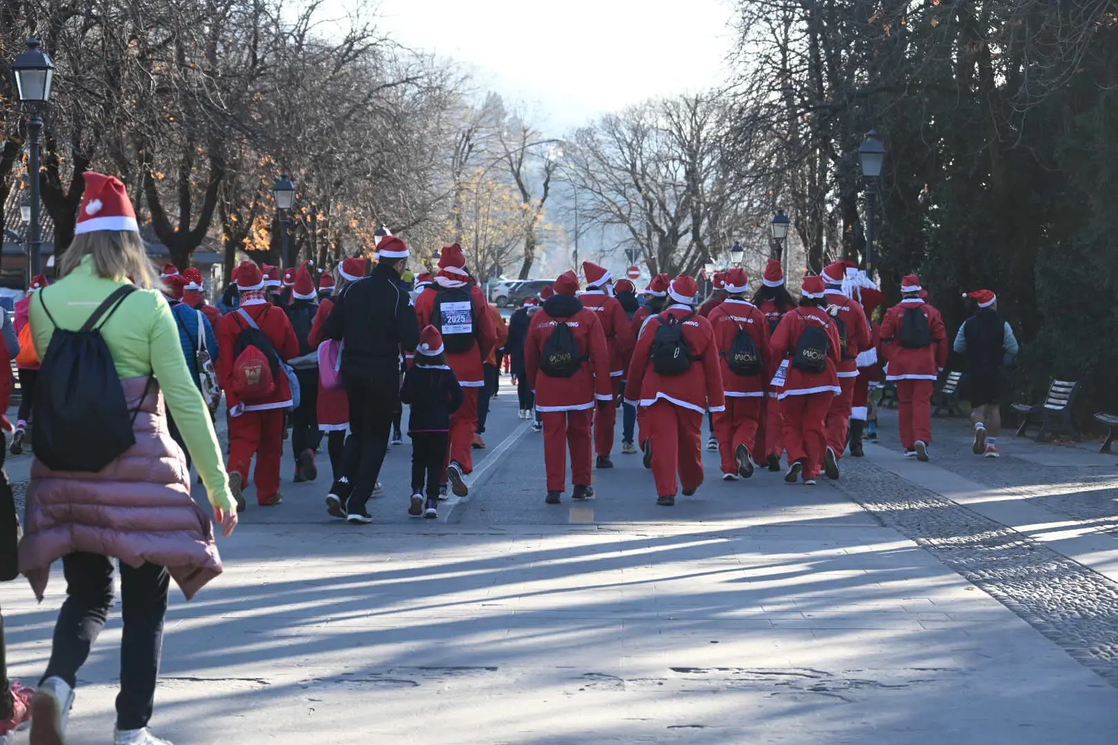 Dal Castello la partenza della Babbo running