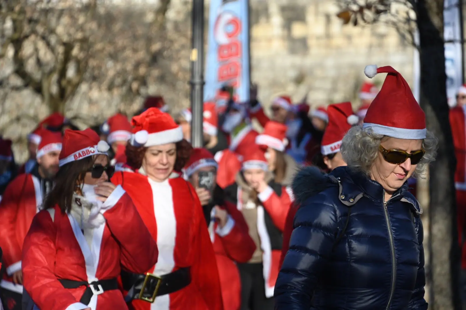 Dal Castello la partenza della Babbo running
