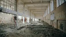 L'interno di un edificio abbandonato