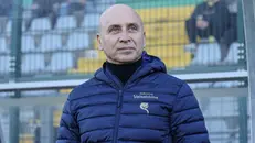 Eugenio Corini, tecnico dell'Union Brescia - Foto New Reporter Nicoli © www.giornaledibrescia.it