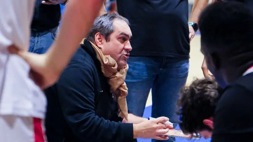 Scaroni, coach di Gussago - Foto Daniele Preti © www.giornaledibrescia.it