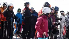 Sciatori - Ansa © www.giornaledibrescia.it