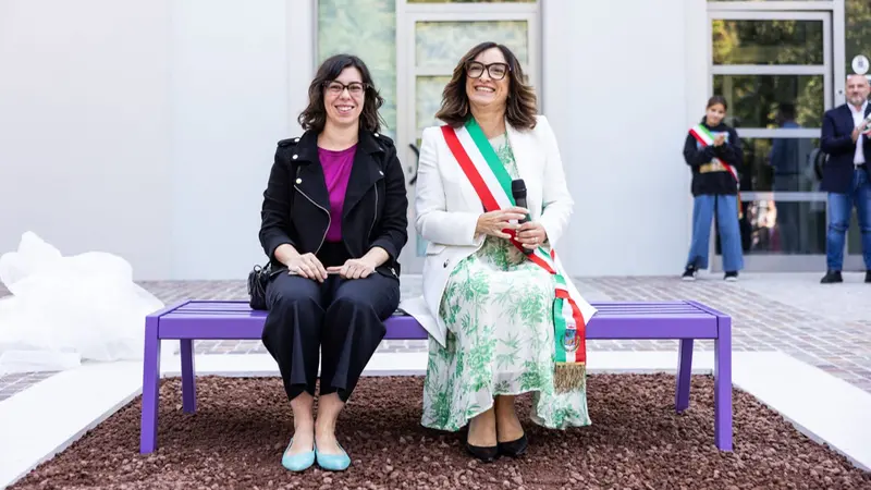 La sindaca Caterina Dusi e la delegata Lia Cocca