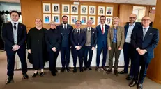 Paolo Streparava con la sua squadra di vicepresidenti