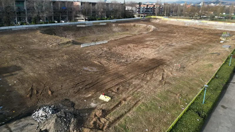 Il cratere lasciato dalla vecchia torre Tintoretto di San Polo - © www.giornaledibrescia.it