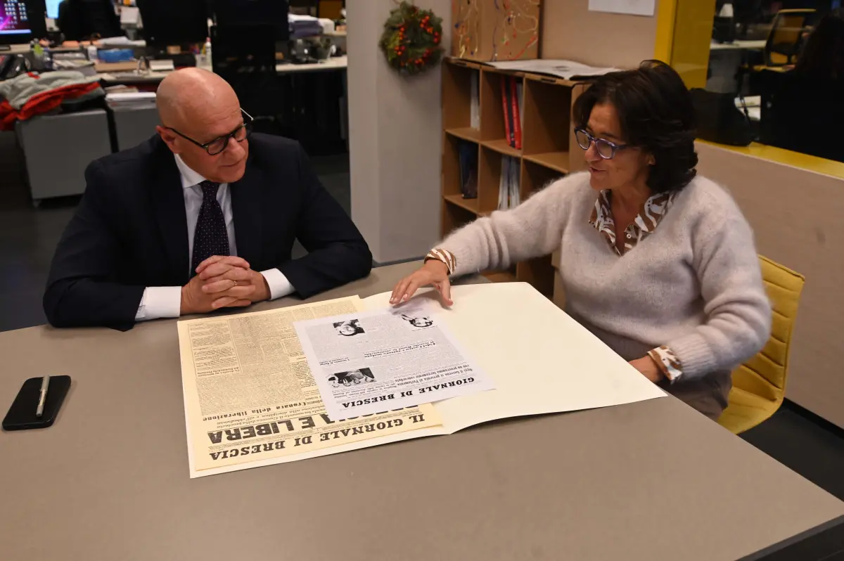 Fabio Rampelli in visita al GdB