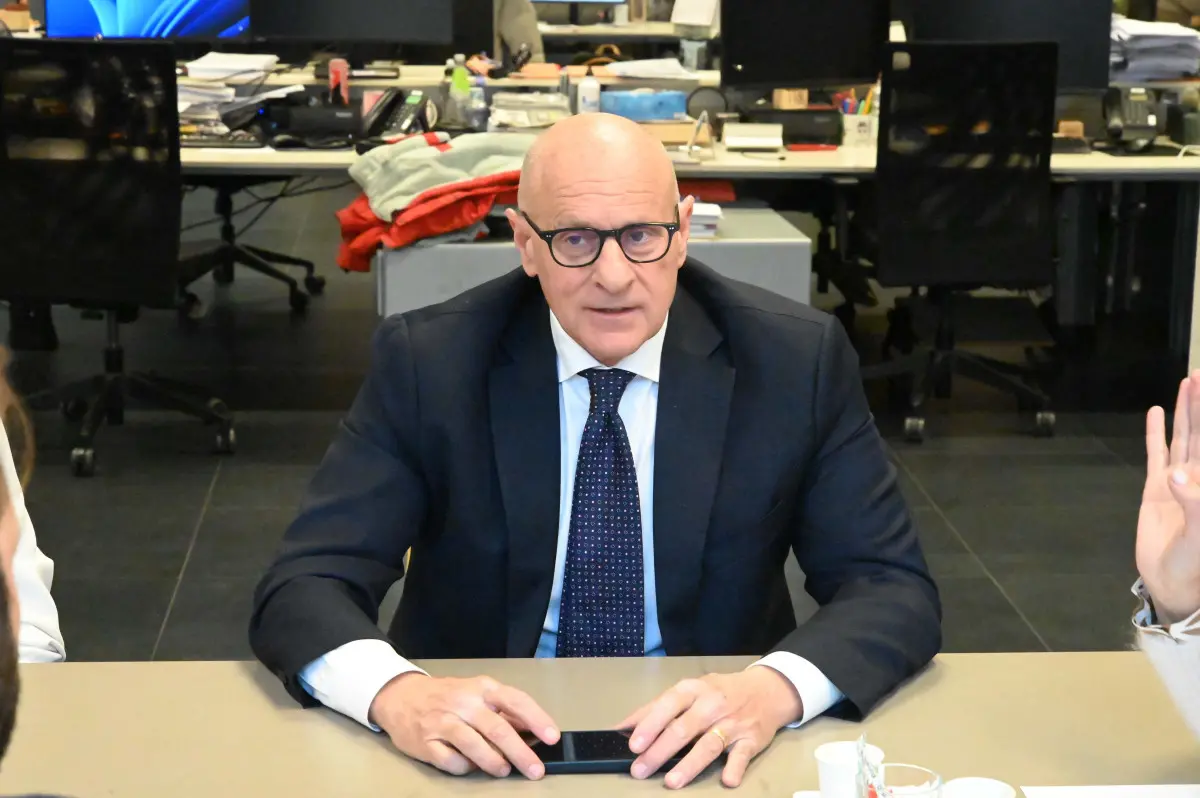 Fabio Rampelli in visita al GdB