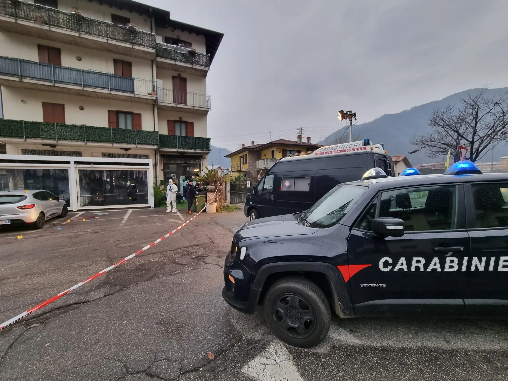 Omicidio di Sarezzo, i rilievi della Scientifica