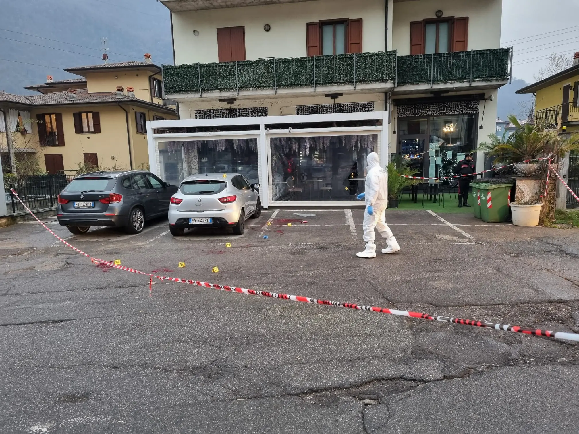 Omicidio di Sarezzo, i rilievi della Scientifica