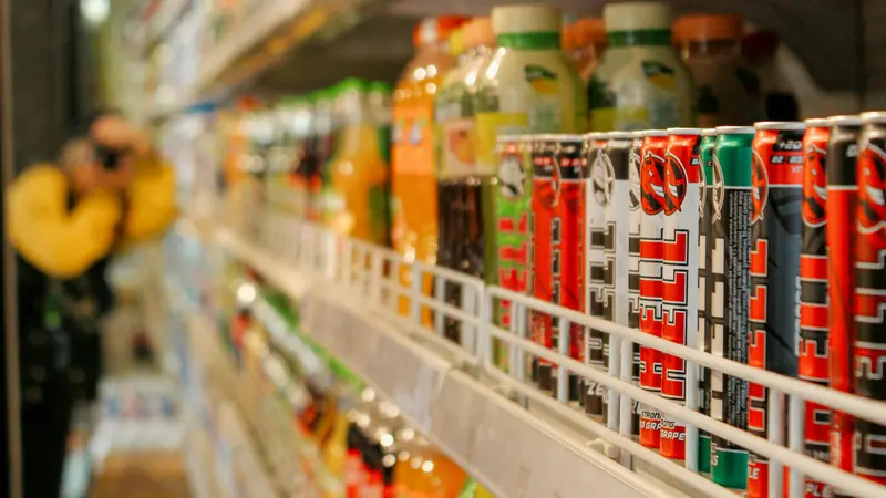 Alcolici in un supermercato