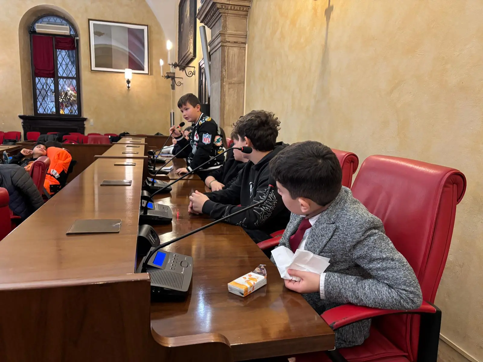 Il Consiglio comunale dei ragazzi in Loggia