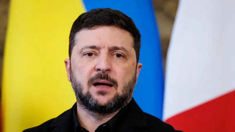 Volodymyr Zelensky - Foto Epa/Tolga/Pool