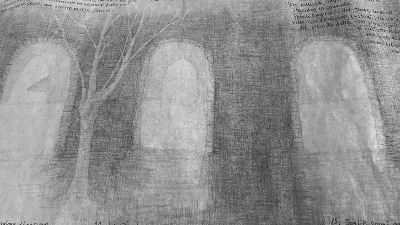 Un dettaglio dell'opera «21 Riflessioni»