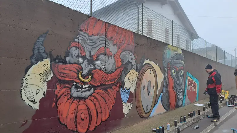 L'opera «Lezio Memorial Jam» - © www.giornaledibrescia.it