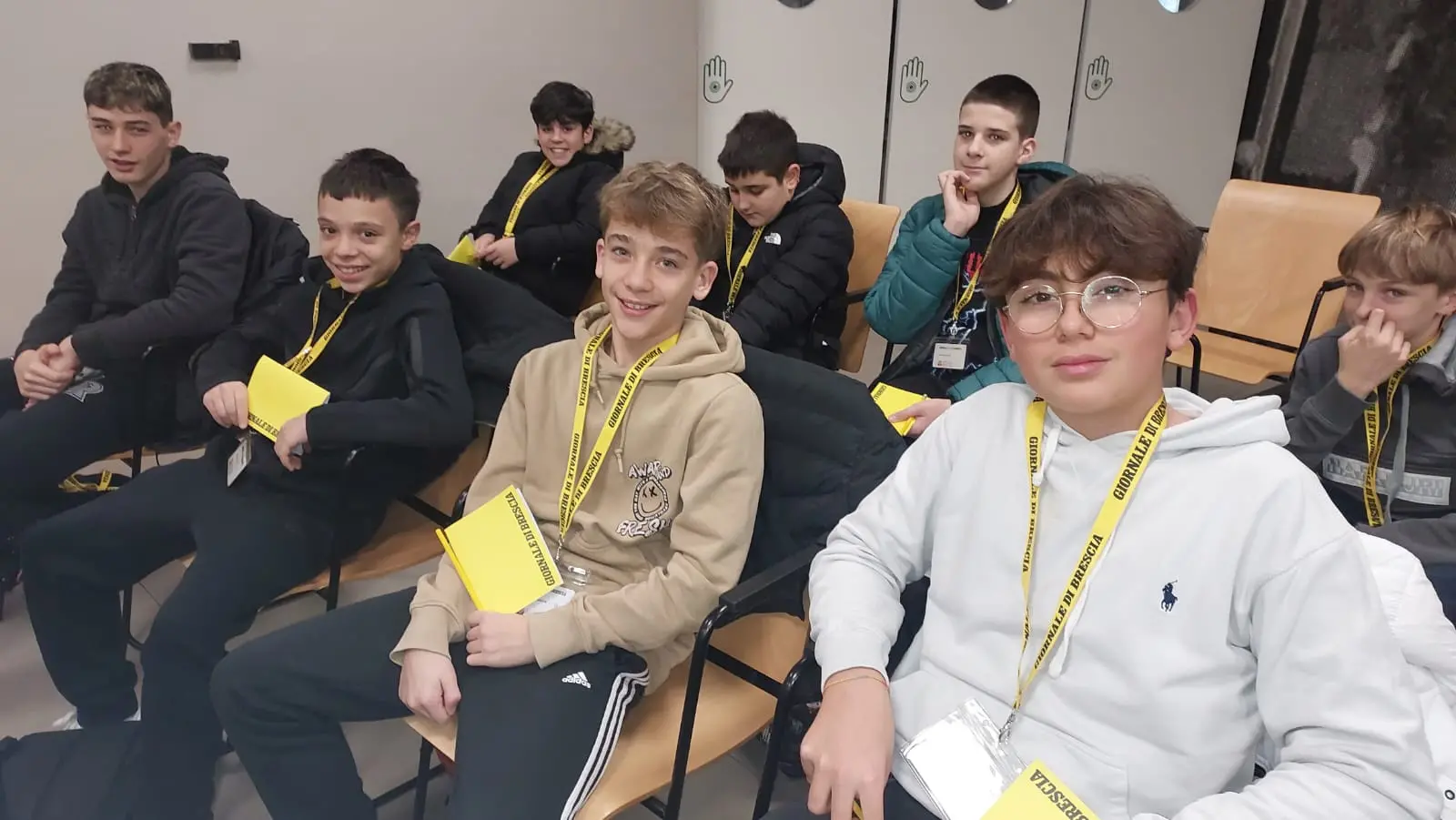 Le classi seconde D e E dell’istituto Luigi Einaudi di Marone