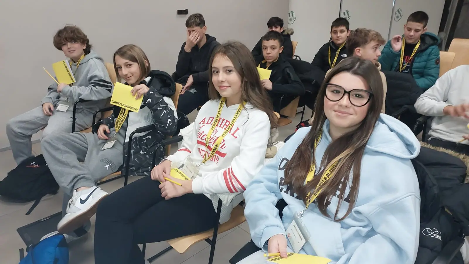 Le classi seconde D e E dell’istituto Luigi Einaudi di Marone