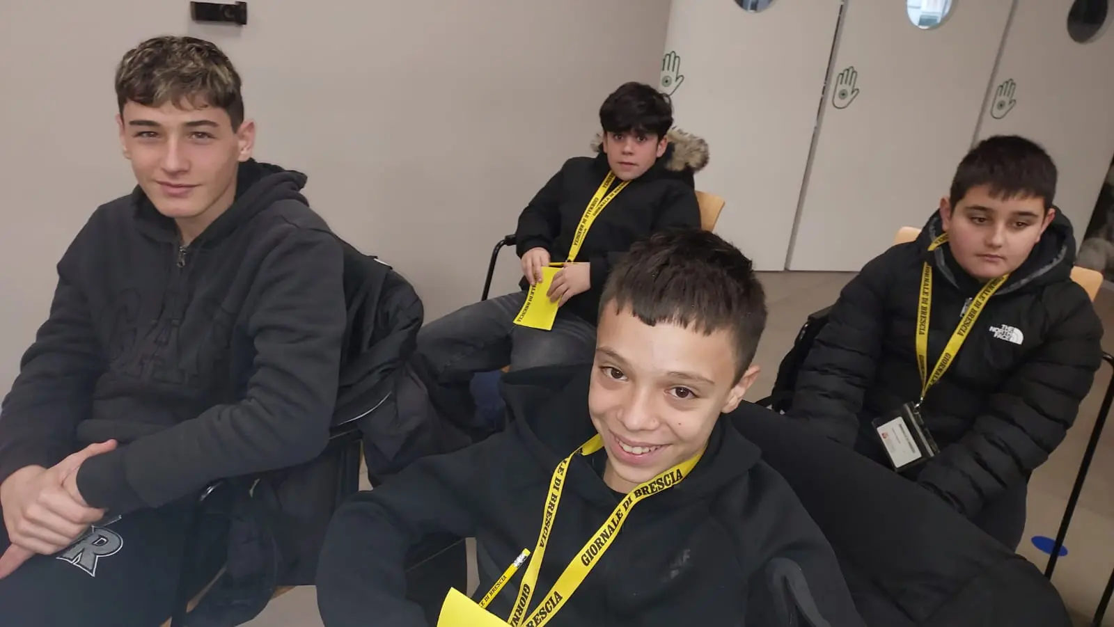 Le classi seconde D e E dell’istituto Luigi Einaudi di Marone