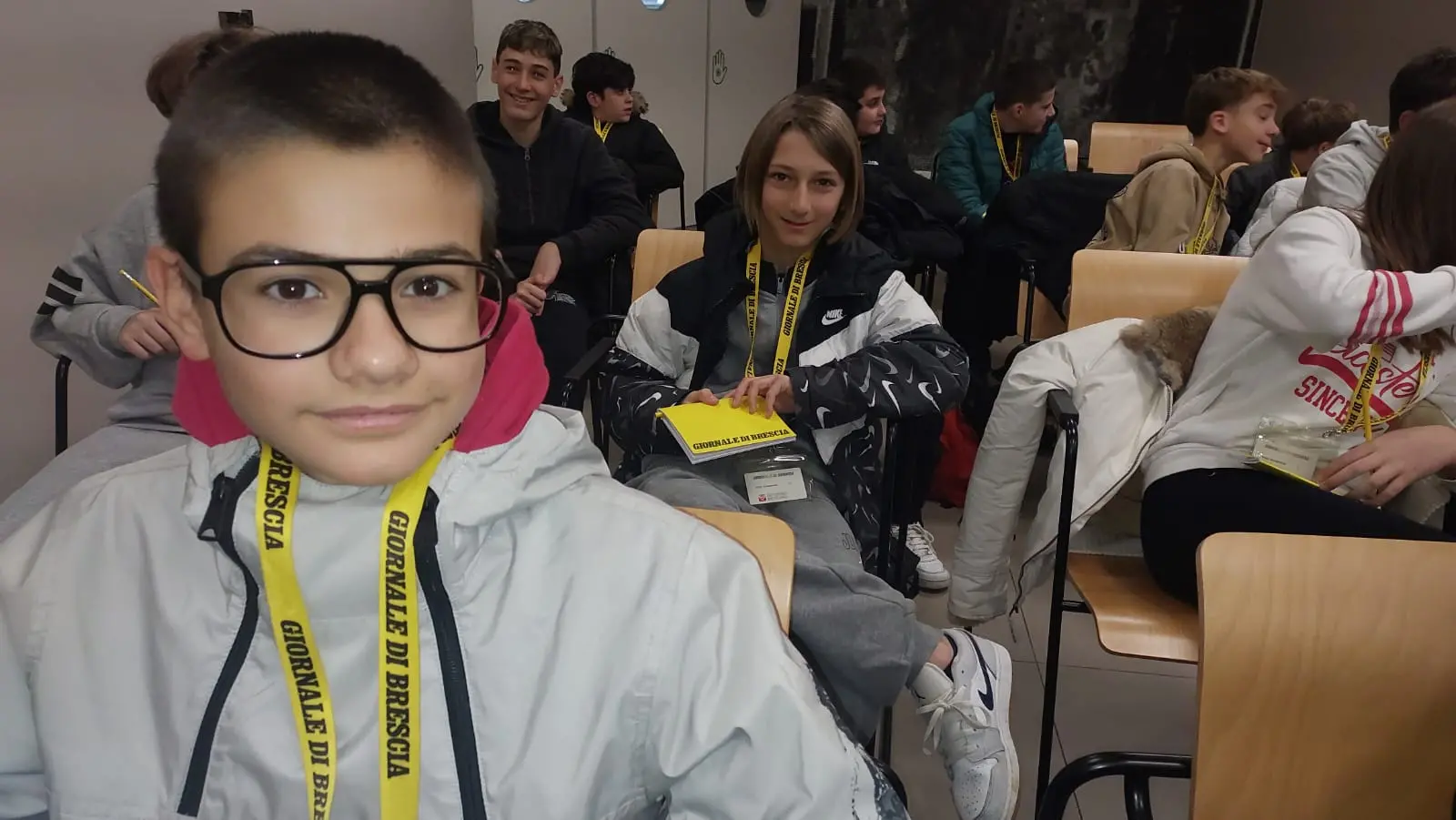 Le classi seconde D e E dell’istituto Luigi Einaudi di Marone