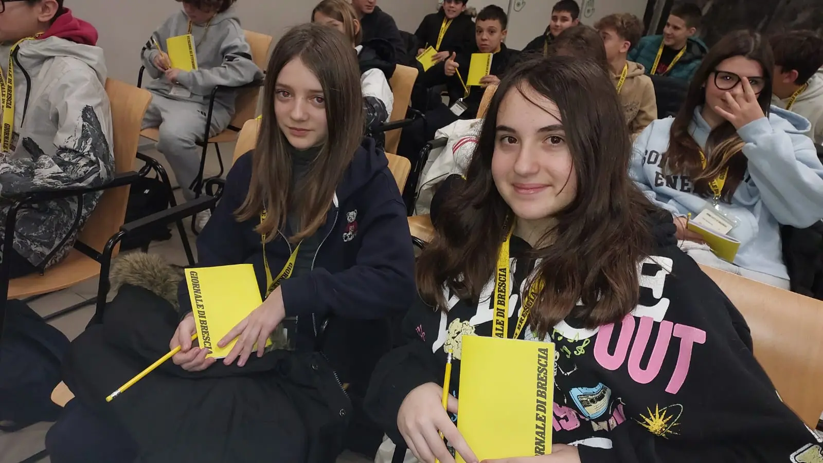 Le classi seconde D e E dell’istituto Luigi Einaudi di Marone